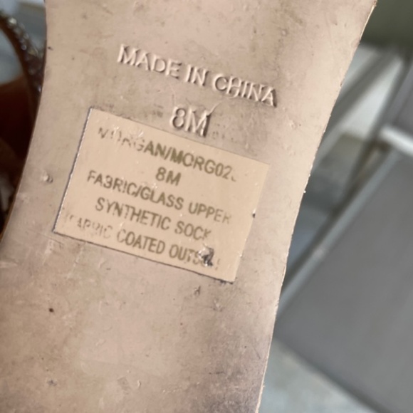 STEVE MADDEN Morgan Rhinestone Cork Wedge Heels Sandals - Picture 12 of 12